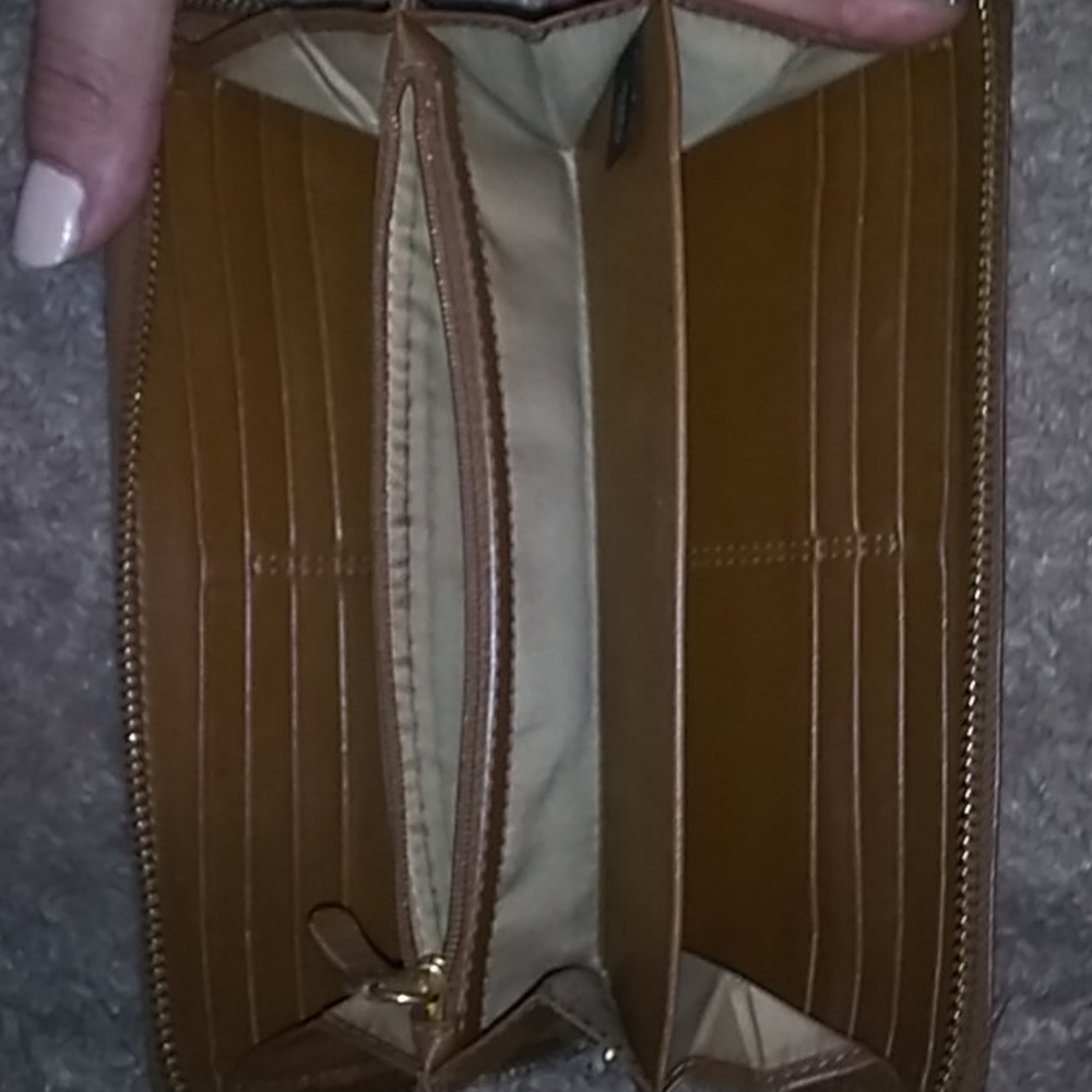 VINTAGE Coach Wallet Crocodile Embossed Leather - Picture 4 of 10